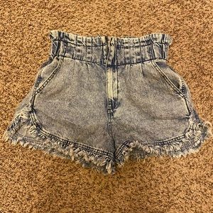 Denim shorts